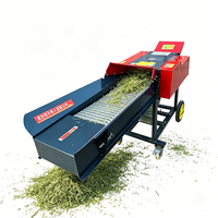 Machine de découpe et de broyage tout-en-un à haute productivité, à usage humide et sec, pour la coupe des fourrages destinée à l'élevage de bovins, ovins et porcins, avec moteur