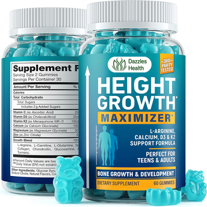 Service OEM : Vitamines <span class=keywords><strong>pour</strong></span> la croissance des enfants, Gummies naturels <span class=keywords><strong>pour</strong></span> la croissance de la taille des enfants - Product Image 1