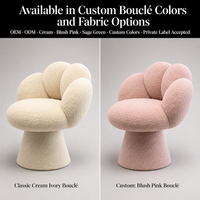 Chaise de maquillage en bois pour fille, tabouret spécial de luxe léger haut de gamme pour coiffeuse de chambre, avec dossier rotatif pour la maison et les loisirs