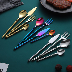 304 Stainless Steel Western Cutlery <b>Set</b> 4 Pieces Dishwasher Safe For Catering - Product Image 2