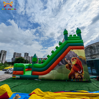 Toboggan gonflable en PVC personnalisé pour adultes et enfants, pour utilisation en jardin, de taille géante