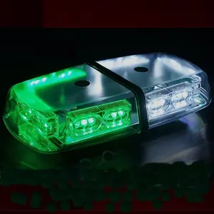 Accessoires d'éclairage fabricant barre lumineuse stroboscopique vert ambre pour toit de voiture