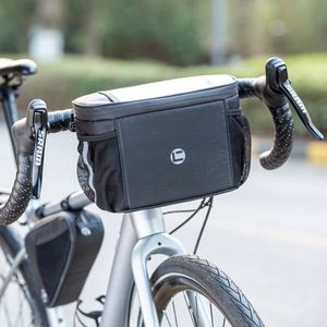 Échantillon gratuit – Sacoche de guidon de vélo de route et VTT, réfléchissante, étanche, capacité 2,2 L, pour le haut du guidon - Product Image 2