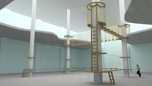 <span class=keywords><strong>2025</strong></span> thiết kế mới trẻ em dây thách thức rừng gỗ phòng tập thể dục cho trẻ em ngoài trời - Product Image 6