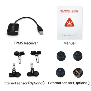 Junsun-Sistema de alarma digital <span class=keywords><strong>TPMS</strong></span>, control de presión de neumáticos USB, accesorios de navegación para coche - Product Image 5