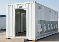Urinoirs portables rectangulaires respirants à faible coût pour hommes, pour course de marathon, toilettes réutilisables en métal à base de conteneur Kingland 1