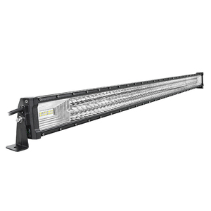 Barre lumineuse <span class=keywords><strong>LED</strong></span> incurvée de 52 pouces, 675W, 12-24V, éclairage de travail, 3 rangées de <span class=keywords><strong>LED</strong></span> droites, éclairage de conduite, 4x4, camion, VTT, toit de voiture, tout-terrain - Product Image 1