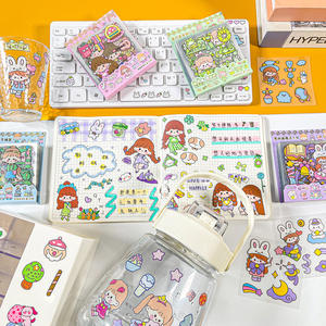 Pegatinas de dibujos animados para mascotas, 100 hojas, Kawaii, recortes decorativos, bricolaje - Product Image 3