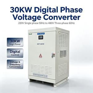 40KW Single Phase to Three Phase Converter 220V to 380V Frequency Inverter for AC Motor <strong>Compressor</strong> Laser Cutting Machine <strong>Use</strong> - Product Image 3