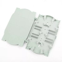 Plateau d'épissure de fibre optique 12 24 ports avec queue de cochon et adaptateur pour cassette de fibre optique de panneau de brassage d'armoire de fibre optique
