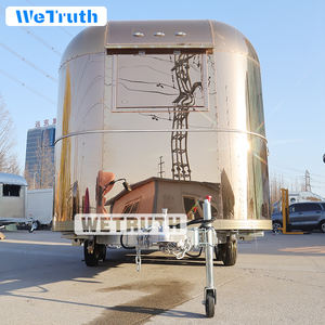 Abd standart tam mutfak Foodcart Van gıda kamyon cips ve dondurma için yüksek trafik römork - Product Image 3