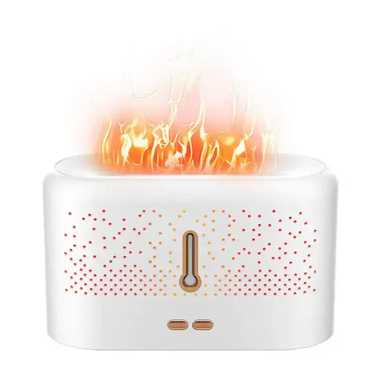 Ultrasonic 3D Fire Flame Aroma Difusor Máquina Difusor Perfume com Night Light Decoração Névoa Elétrica USB Difusor