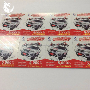 High Quality New Arrival Custom <b>Glossy</b> Scratch Card Lottery Ticket Scraper ISO CR80 Standard Offset Printed Made Art <b>Paper</b> - Product Image 4