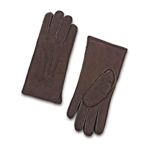 Musterexemplar Herren- und Damen-Vollfingerhandschuhe aus Doppelseitigem Schafsleder Winter-Schafsleder Modische Echte Lederhandschuhe - Product Image 3