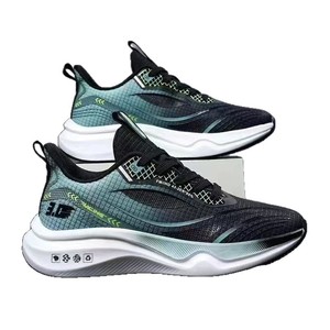 Zapatillas de Running para Hombre y Estudiantes, con Parte Superior de Malla Transpirable Ultraligera para Primavera/Otoño, Suela de Plástico con Absorción de Impactos y Base Suave - Product Image 4