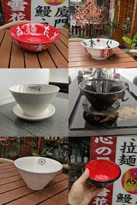 AmoyTrends OEM diseño de logotipo extra grande personalizar eco amigable nórdico cerámica porcelana <span class=keywords><strong>ramen</strong></span> tazón - Product Image 6