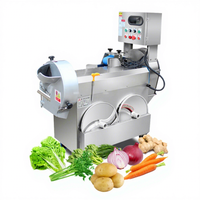 Industrieel Restaurant Weegbree Snijden Compacte Peterselie Ui Sla Knoflook Hakselaar Fruit Snijmachine Industrielle Snijder