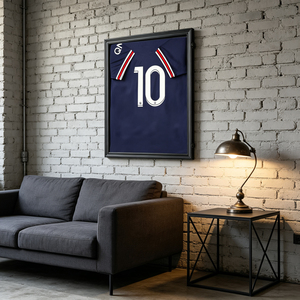 Hinged <strong>Shadow</strong> <strong>Box</strong> Jersey <strong>Frame</strong> with Swinging Access Door for Easy Autographed Shirt Replacement in Sports Bars and Fan Caves - Product Image 3