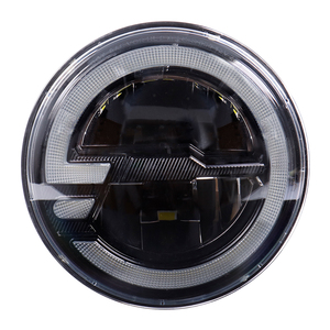 Nuevo Faro LED de 7 Pulgadas para <span class=keywords><strong>Jeep</strong></span> Wrangler, para Harley Davidson, para Land Rover Defender, para <span class=keywords><strong>Hummer</strong></span> H1 H2, Señalización Amarilla de 7'' - Product Image 2
