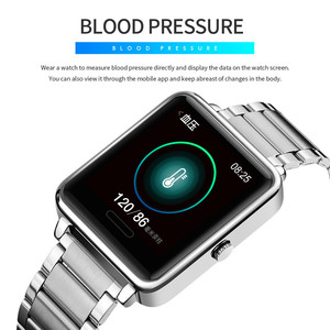 Reloj Inteligente SKMEI 1648 con Correa de Acero Inoxidable, Monitor de Ritmo Cardíaco, Presión Arterial, Rastreador de Actividad Física, Relojes Inteligentes - Product Image 5