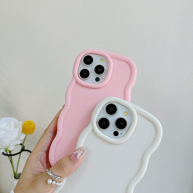 Wave Edge Candy Color Matte Silicone Phone Case for Tecno Camon 20 20pro 30 4g 5g Pop 5 Pop6 GO Pova 5 5pro Pova 6 Neo