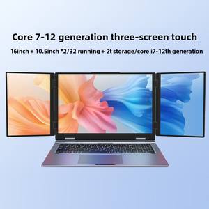 Computadora Portátil de Triple Pantalla Económica al por Mayor, Intel Core <span class=keywords><strong>I7</strong></span> de 12 Núcleos y 16 Subprocesos a 4.7GHz, 32GB DDR4 SSD, Windows 10/11 en Inglés - Product Image 2