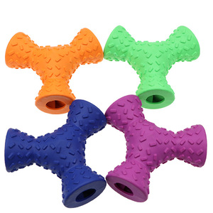 Jouet à mâcher pour chien Yite Crossing Boundary, en caoutchouc, distributeur de friandises, pour grands chiens, nettoyage des dents en intérieur, jouets pour animaux de compagnie - Product Image 1