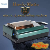 Machine à rouler les cigarettes semi-automatique électrique Hawk-matic 5,5 mm, machine à fabriquer des enveloppes en papier vides, style industriel pour usage domestique 220V