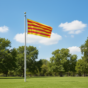 Bandera de Cataluña 3x5 pies, poliéster 100D, bandera catalana con dos ojales metálicos - Product Image 5