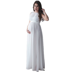 Ins blanco <span class=keywords><strong>ropa</strong></span> <span class=keywords><strong>de</strong></span> maternidad Maxi vestidos Plus <span class=keywords><strong>ropa</strong></span> <span class=keywords><strong>de</strong></span> embarazo mujeres vestido <span class=keywords><strong>de</strong></span> fiesta maternidad vestido <span class=keywords><strong>de</strong></span> sesión <span class=keywords><strong>de</strong></span> fotos - Product Image 1