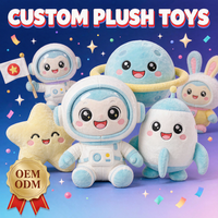 Jouets en peluche personnalisés OEM ODM : Singe Astronaute, Fusée Saturne, Étoile – Vente en gros