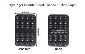 Custom Double Sided Silicone <b>Holder</b> Phone Wall Mounted Mobile Phone <b>Holder</b> iphone Selfie Screen Phone Accessories - Product Image 2