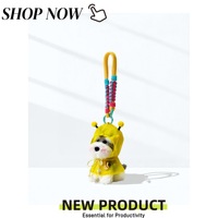 Porte-clés pendentif chien Schnauzer en peluche, breloque mignonne pour sac, accessoire de sac à dos imperméable, option logo personnalisé, fabriqué à Yiwu