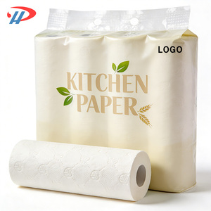 Fournisseur chinois Meilleur prix Rouleau de cuisine en pulpe de bambou multi-plis absorbant 3 plis pour usage domestique - Product Image 3