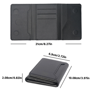 <span class=keywords><strong>Portefeuille</strong></span> intelligent avec blocage RFID, compatible <span class=keywords><strong>MagSafe</strong></span>, <span class=keywords><strong>Apple</strong></span> Find My, Android, GPS, porte-cartes magnétique, 6 emplacements pour cartes - Product Image 5