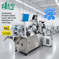 Code QR laser automatique double face pour bouchons de flacons avec acquisition d'image rapide et gestion des codes de traçabilité