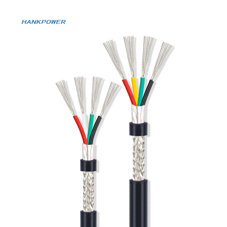 ケーブル・シールド NI 28ゲージ 9芯シールドケーブル アルミ箔+編組メッシュ 錫メッキ