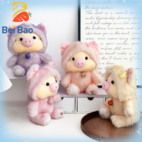 Plushie Factory Premium Jouets en peluche cochon doux et mignon de 8 pouces pour machine à griffes, Prêt à expédier pour cadeau de boutique