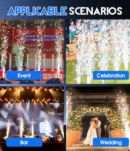 Máquina de Chispas Frías de 350W, Control Remoto Inalámbrico de 2.4G, Batería de Litio de 25.9V/5.2AH, Carcasa Metálica - Product Image 3