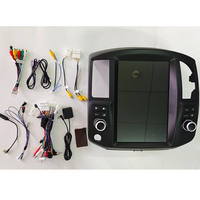 12,8 Zoll Vertikaler Bildschirm Android 13 Autoradio mit GPS OBD2 Verstärker für Pathfinder 2008-2012 B-Stil Touch-Klimaanlage