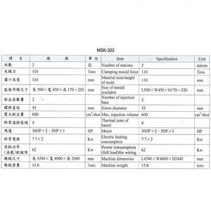 เครื่องฉีดพลาสติกแบบอัตโนมัติ 2 สเตชั่น 2 สี แบบตรง สำหรับพื้นรองเท้าพลาสติก  วัสดุส่วนบนของรองเท้า และสายรัด - Product Image 3