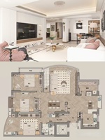 Solución Integral de Diseño de Interiores Contemporáneo para Personalizar Todo el Interior de Villas, Resorts, Hoteles, Tiendas, Baños y Salas de Estar