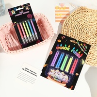 Bougie créative aux flammes colorées, scintillante, lot de 6, bougies d'anniversaire, bougies magiques pour gâteau, cadeau d'anniversaire