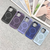 Étui de téléphone magnétique résistant aux chocs avec trou pour la bulle pour iPhone X Xs Xr 11 12 13 14 15