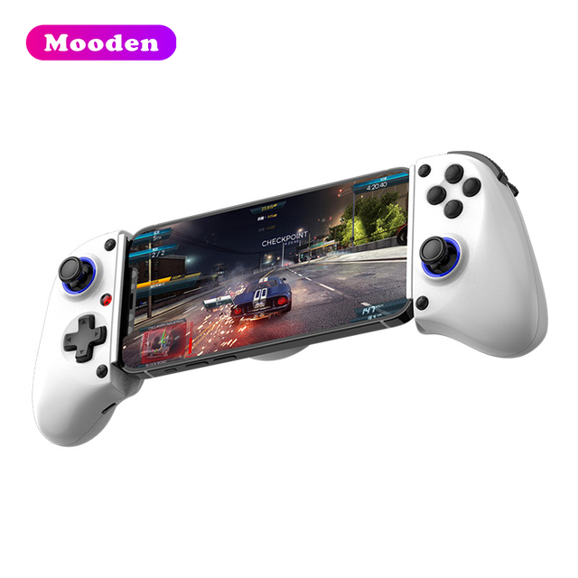 S BSP-D11 Telescopic Game Controller RGB Light Phone Stretching Gamepad Mobile Gaming Controller Gamepad for Cell Phone