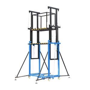 Nueva máquina de andamio de <span class=keywords><strong>cuerda</strong></span> de alambre eléctrico de 2-12m, capacidad de carga de 0,5 toneladas, construcción de acero, uso doméstico, Control remoto minorista - Product Image 1