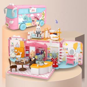 Nuevo Juguete de Moda, Casa de Muñecas Koala, Escena de Muebles, Autobús de Juguete, Juego de Simulación, Casa Caravana, Juego de Casa para Niños, Regalo para Niñas - Product Image 3