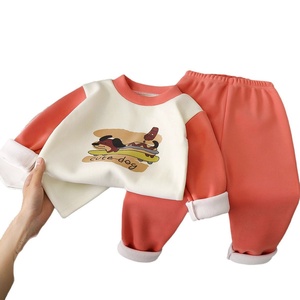 Conjuntos de ropa de algodón para niños con camisetas a rayas, pantalones con estampado de oso conejito, ropa de otoño e invierno para bebés, conjuntos de moda para niños - Product Image 2