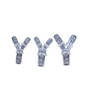 Plastic Reducing Tee Pagoda Water Nozzle Joint Y-shaped Tee Reducer 3 Way Y Type Hose Connector