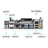 Neue ERYING M-ATX B660M Desktop-Gaming-Mainboard Unterstützt 12./13./14. Gen Intel LGA1700 Nicht-Integrierte Grafik Doppel-DDR5/DDR4